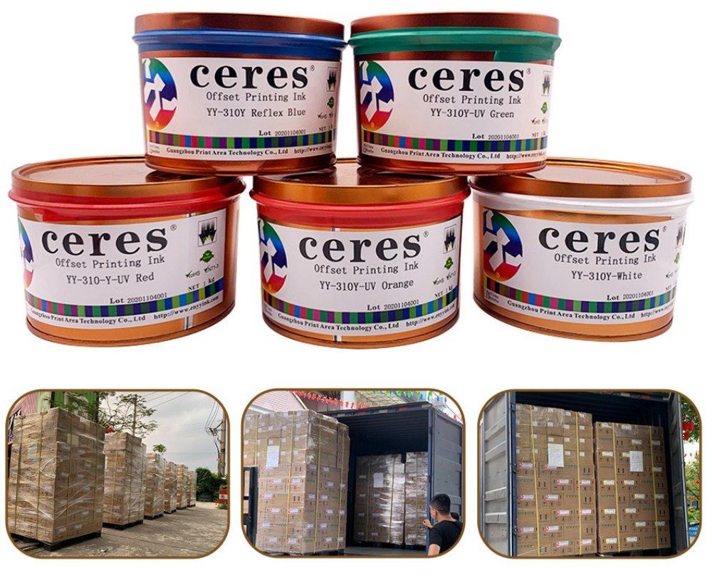 Ceres ink Pantone Spot color УФ-краска для офсетной печати
